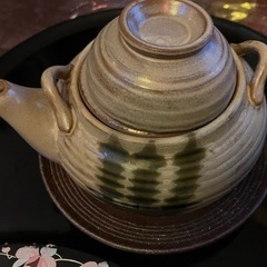 土瓶蒸し A   箱付き 直径約14cm 