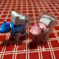 ジュエリーべこ　ならぶんです　2点　サファイア　ダイヤモンド　青...