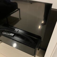 美品 高年式 LG 43UN7400PJA 43インチ 2020年製 液晶テレビ テレビ台セットの画像