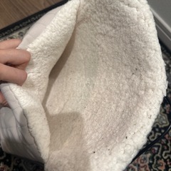 足ポカクッション USB 足入れ クッション シープボア ファー あったかグッズ オフィス デスク 足元 寒さ対策 足 温める 足ぽか 冬 暖かいの画像