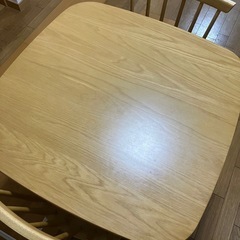 【お話し中】ダイニングテーブル　チェア2脚　セットの画像