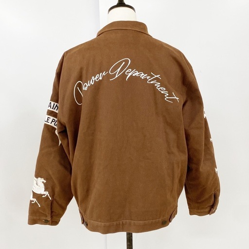 tain double push EMBROIDERY WORK JACKET