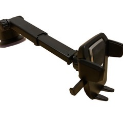 人気！！スマートフォンホルダー ワンタッチ式 アーム最大延長:180mm 吸盤 瞬間ロック ワンタッチ スマホスタンド 伸縮アーム 角度調整　新品未使用の画像
