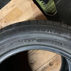 ブリジストン Playz PX-C 165/60R14 残り溝約4.5mm19年製 2本セットの画像