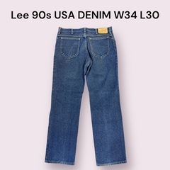 90s Lee USA製 ストレートジーンズ W34 L30 リー
