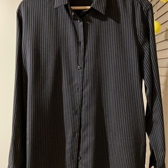 ユニクロ✴︎レーヨンシャツ ストライプ ＊美品　3月28日まで掲載