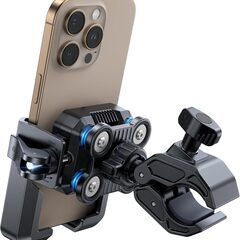 【超おすすめです！】バイク スマホホルダー 4.7in~7in対応