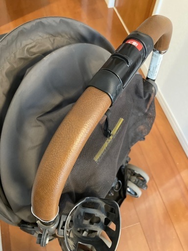 アップリカ　B型ベビーカー　純正レインカバー付き