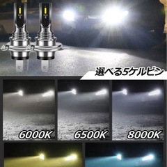 新品未使用！ LEDヘッドライトH7 の画像