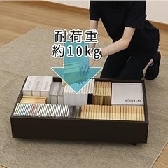 ベッド下収納ボックス×2個　キャスター付き　収納ケースの画像