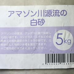 アマゾン川源流の白砂