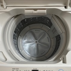 2021年式 洗濯機 容量5.5kg【決定済】の画像