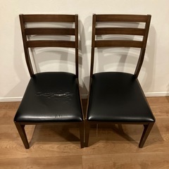 椅子　2個セット　　ダイニング　チェアの画像