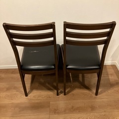 椅子　2個セット　　ダイニング　チェアの画像