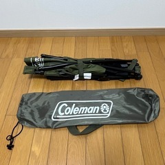 Coleman 折りたたみチェア オリーブグリーンの画像