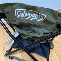 Coleman 折りたたみチェア オリーブグリーンの画像
