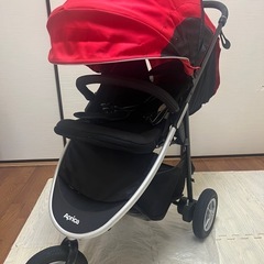 Aprica アップリカ  3輪 スムーヴ　ベビーカー 赤の画像