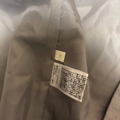 ジャケット ワンピース ロング グレーの画像