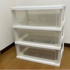 3段収納ボックスの画像