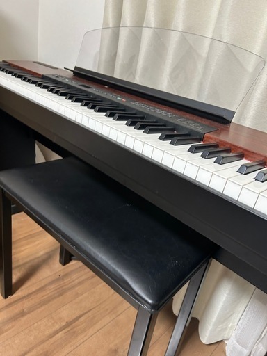 YAMAHA P-120 ピアノ 習い事などに♪（ペダル、椅子付き