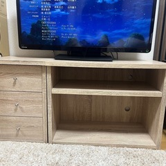 コンパクトテレビ台2点セットの画像