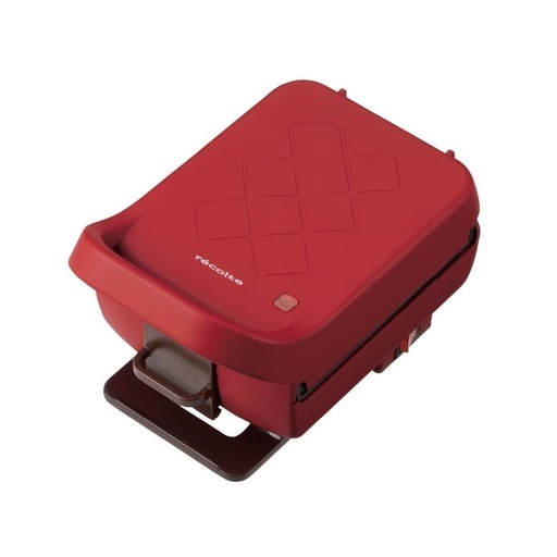 【新品】レコルト recolte ホットサンドメーカー Press Sand Maker Plaid（プレスサンドメーカー プラッド） マットレッド RPS-2R