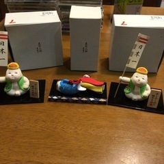 【佐賀県伊万里市】五月節句素焼
ミニ人形３点セット