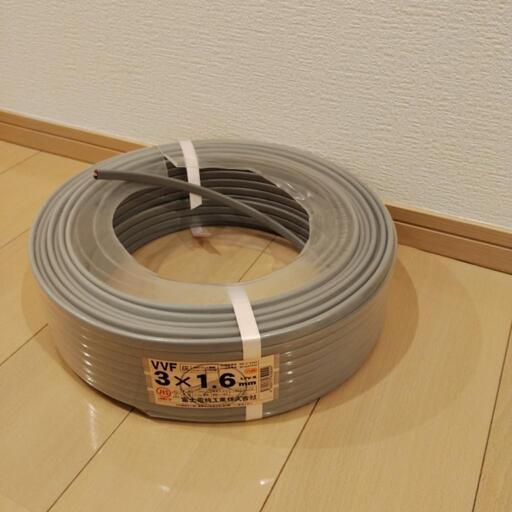 富士電工業株式会社VVFケーブル1.6×3 100巻(90m～80m)