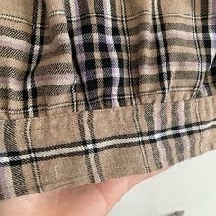 キッズ チェックシャツ 140サイズの画像