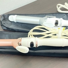 SALONIAカールアイロン2本セットで32mm25mmの画像