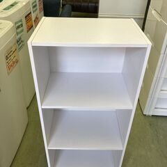 【リサイクルショップ ピカソ 小松原】✨📚 ホワイト 3段カラーボックス（シンプル＆実用的！） 🏡✨★8352★の画像