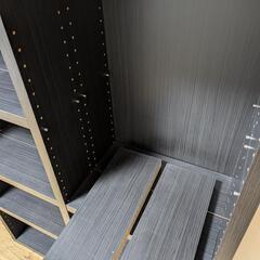 本棚オープンラック ダークブラウン (高さ120cm 幅90cm 奥行30cm)の画像