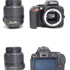 WiFi転送機能搭載 画面回転 自撮りOK Nikon D5600 レンズキットの画像