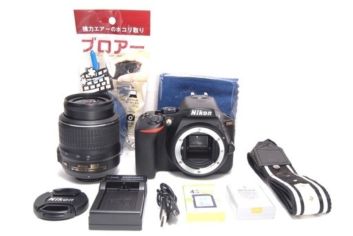 WiFi転送機能搭載 画面回転 自撮りOK Nikon D5600 レンズキット