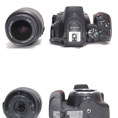 WiFi転送機能搭載 画面回転 自撮りOK Nikon D5600 レンズキットの画像
