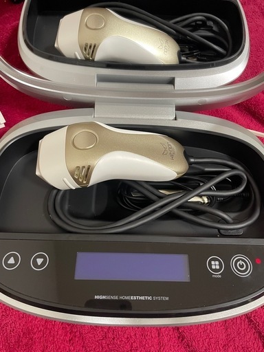 脱毛器 ケノン Ver8.4 眉毛脱毛器付 シャンパンゴールド 未使用カートリッジ付き