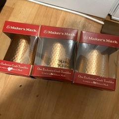 メーカーズマーク専用タンブラー×3個