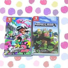 Switch　マインクラフト　スプラツゥーン2