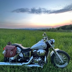 静かなマフラー🌕美車✨ホンダ　名車シャドウ750 キャブ車　の画像