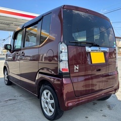 Bluetoothナビ付き☆月々1万円〜分割払い可❗️ 車検2年付き！【名義変更代込み】大人気☆ホンダ N-BOX☆Bluetoothナビ付き☆走行中DVD見れます☆ETC付き☆両側スライドドア☆ドラレコ付き☆スマートキー☆そのまま乗って帰れます❗️の画像