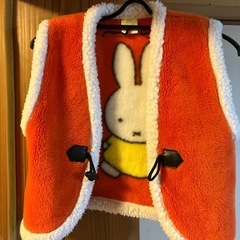 ミッフィー袖なしポンチョ