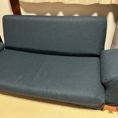 【決めました！】二人がけソファーベッド【無料】
