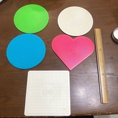 4️⃣アイロンビーズ　土台　プラスチック板
