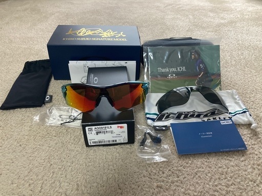 【価格相談受付かます】イチローレンズ未使用OAKLEY イチロー引退記念限定サングラス・純正レンズ付き
