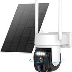 【新品未使用】防犯カメラ 屋外 ソーラー 2K解像度 WiFi ...