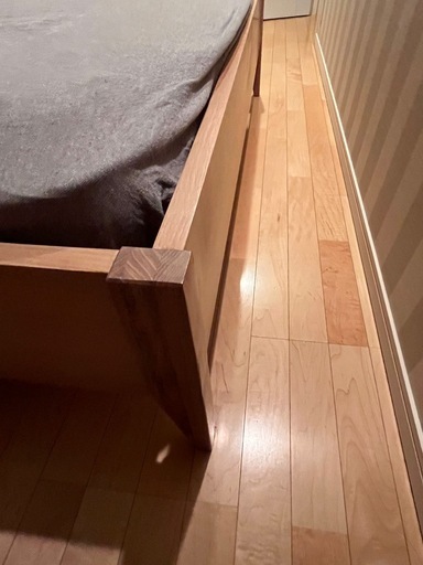 ニトリ　収納付ダブルベッドフレーム　マットレス付 大容量収納付き】チェストベッドフレーム(ダブル N-ジオF WW 40M-T