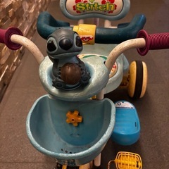 スティッチの三輪車　（中古）の画像