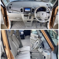 《自社ローン対応⭕️》［新潟県］【スズキ スペーシア 660 T レーダーブレーキサポート装着車】現金販売から自社ローンまで幅広い購入方法で対応❗️審査通過率98%、ブラックOK、格安中古車販売店【オーシャンデザイン】 ✨ナビ✨の画像