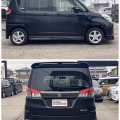 《自社ローン対応⭕️》［新潟県］【スズキ ソリオ 1.2 ブラック&ホワイト 4WD】現金販売から自社ローンまで幅広い購入方法で対応❗️審査通過率98%、ブラックOK、格安中古車販売店【オーシャンデザイン】 ✨両Pスラ✨の画像