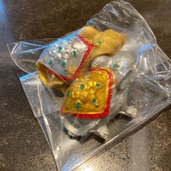 【新品未使用】タイ　ガネーシャ象に願い事を伝えてくれるネズミ2匹セットの画像